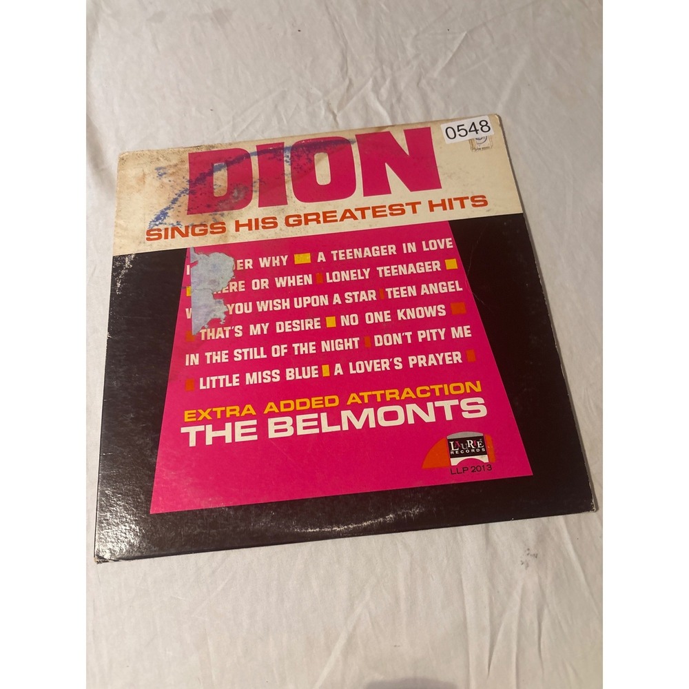 Dion Greatest‎ Hits & Dvorak Symphony No 5 Vinyl LP Record Lot 12" 33RPM Fair